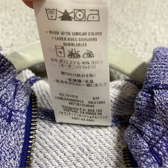 Patagonia Cloud Stack Hoody Womens Size Small Purple - Picture 6 of 6